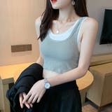 韓国ファッション 夏新作 タンクトップ | shoppinggo | 詳細画像5