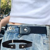 ブラック | ゴムベルト ノーバックルベルト スレンダーベルト | shoppinggo