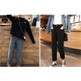 デニムパンツレディース ジーンズ 大きいサイズ ズボン 美脚効果 ロングパンツ | shoppinggo | 詳細画像2 