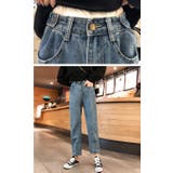 デニムパンツレディース ジーンズ 大きいサイズ ズボン 美脚効果 ロングパンツ | shoppinggo | 詳細画像7 