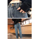 デニムパンツレディース ジーンズ 大きいサイズ ズボン 美脚効果 ロングパンツ | shoppinggo | 詳細画像8 