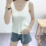 韓国ファッション 夏新作 タンクトップ | shoppinggo | 詳細画像9 