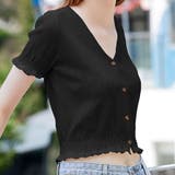 韓国ファッション 夏服 サマーニット | shoppinggo | 詳細画像15 