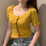 韓国ファッション 夏新作 サマーニットトップス | shoppinggo | 詳細画像11
