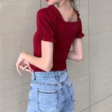 韓国ファッション 夏新作 サマーニットトップス | shoppinggo | 詳細画像13