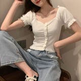 韓国ファッション 夏新作 サマーニットトップス | shoppinggo | 詳細画像14