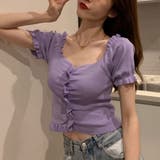 韓国ファッション 夏新作 サマーニットトップス | shoppinggo | 詳細画像19