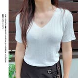 韓国ファッション 夏新作 サマーニット | shoppinggo | 詳細画像3 