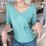 韓国ファッション 夏新作 サマーニット | shoppinggo | 詳細画像13 