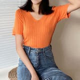 韓国ファッション 夏新作 サマーニット | shoppinggo | 詳細画像14 