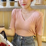 韓国ファッション 夏新作 サマーニット | shoppinggo | 詳細画像16 