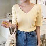 韓国ファッション 夏新作 サマーニット | shoppinggo | 詳細画像17 