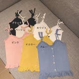 韓国ファッション 夏新作 ニットキャミソール | shoppinggo | 詳細画像2 