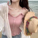韓国ファッション 夏新作 ニットキャミソール | shoppinggo | 詳細画像9 
