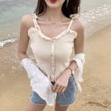 韓国ファッション 夏新作 ニットキャミソール | shoppinggo | 詳細画像11 