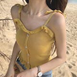 韓国ファッション 夏新作 ニットキャミソール | shoppinggo | 詳細画像12 