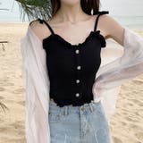 韓国ファッション 夏新作 ニットキャミソール | shoppinggo | 詳細画像18 