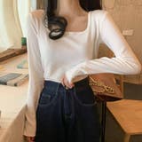 Uネックニットセーター  | shoppinggo | 詳細画像7 