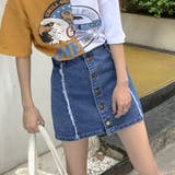 デニムスカート レディース ハイウエスト | shoppinggo | 詳細画像8