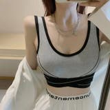 夏服タンクトップ ショート丈 胸パット付 | shoppinggo | 詳細画像8 