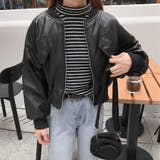 ジャケット 革ジャン レディースブルゾン | shoppinggo | 詳細画像2
