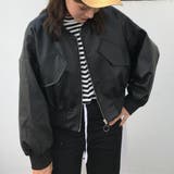 ジャケット 革ジャン レディースブルゾン | shoppinggo | 詳細画像6