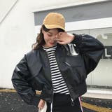 ジャケット 革ジャン レディースブルゾン | shoppinggo | 詳細画像8