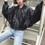 ジャケット 革ジャン レディースブルゾン | shoppinggo | 詳細画像11
