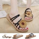 レディースミュール ビーチサンダル スリッパ | shoppinggo | 詳細画像1 