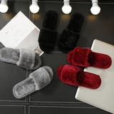 ファーサンダルレディース ファースリッパ  暖かい 秋 冬 | shoppinggo | 詳細画像8 