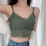 総レースキャミソール カップ付 キャミ | shoppinggo | 詳細画像11 
