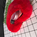 ファーバッグ ショルダーバッグ クラッチバッグ | shoppinggo | 詳細画像9 