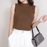 ブラウン | 韓国ファッション 夏新作 サマーニット | shoppinggo