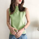 グリーン | 韓国ファッション 夏新作 サマーニット | shoppinggo