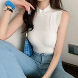 ホワイト | 韓国ファッション 夏新作 サマーニット | shoppinggo