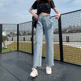 デニムパンツ レディース ハイウエスト | shoppinggo | 詳細画像2