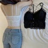 総レースキャミソール カップ付 キャミ | shoppinggo | 詳細画像5 