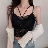 総レースキャミソール カップ付 キャミ | shoppinggo | 詳細画像12 