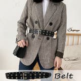 ダブルピンカラーベルト | shoppinggo | 詳細画像1