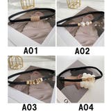ゴムベルト 4タイプ バックル付レディース | shoppinggo | 詳細画像2