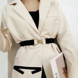 ブラック | ゴムベルト 三角 バックル付レディース | shoppinggo