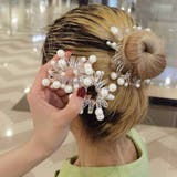 ホワイト | ヘアゴム スプリングヘアゴム パール | shoppinggo