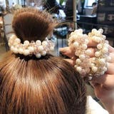 ピンク | ヘアゴム パール バブル | shoppinggo