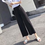 ワイドパンツ ハイウェスト レディース | shoppinggo | 詳細画像12 