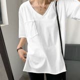 ホワイト | Tシャツ カットソー 半袖 | shoppinggo