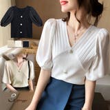 韓国ファッション 夏新作 サマーニットトップス | shoppinggo | 詳細画像1
