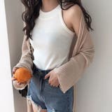 タンクトップ ニットキャミソール Uネック | shoppinggo | 詳細画像11 