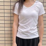 Tシャツ カットソー 無地 レディース トップス プルオーバー ゆったり | shoppinggo | 詳細画像2 