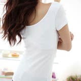 Tシャツ カットソー 無地 レディース トップス プルオーバー ゆったり | shoppinggo | 詳細画像15 