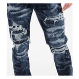 LUDIレーザーR加工ストレッチデニムパンツ Indigo ストレートデニムパンツ | SILVER BULLET | 詳細画像7